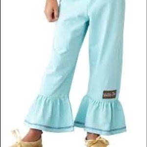 Matilda Jane Cyan Big Ruffle Pants - Girls size 8. Brand new. Never worn. Size 8